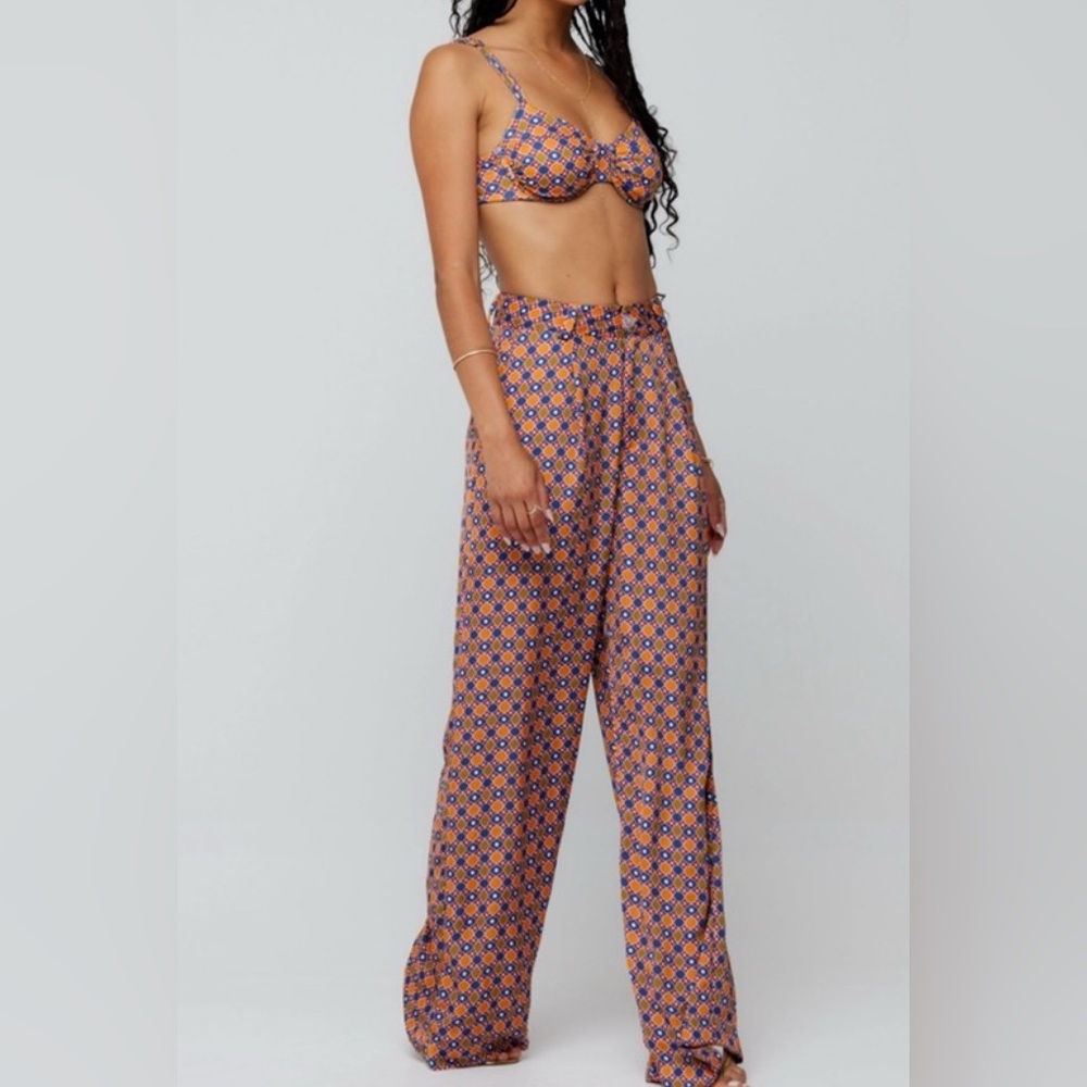 Orange Patterned Women's Complete Set - image 1